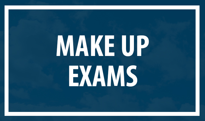 Biology Departments Make up Exam Schedule Update TIU