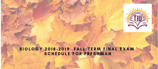 Tishk International University | Biology Education Department