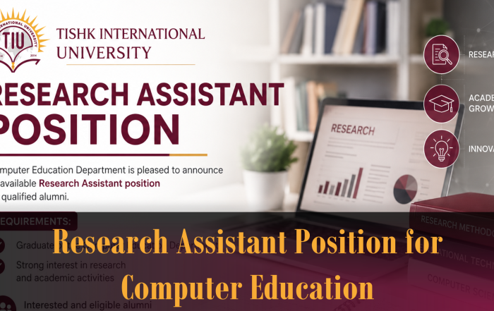 Research Assistant Position for Computer Education