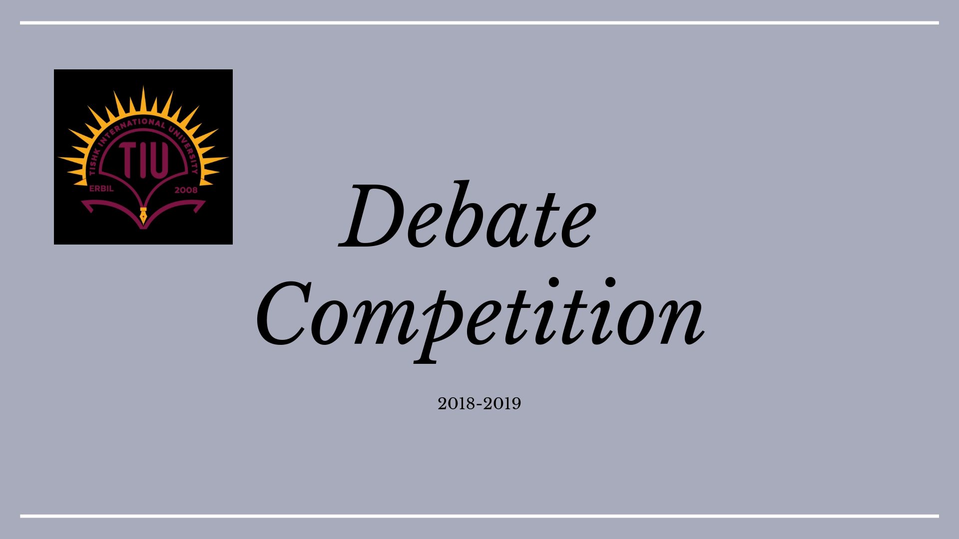 Tishk International University | ELT education Department