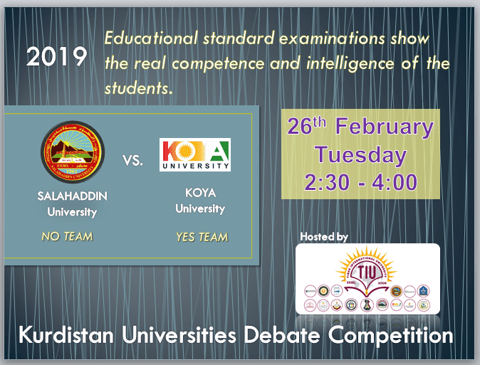 Tishk International University | ELT education Department