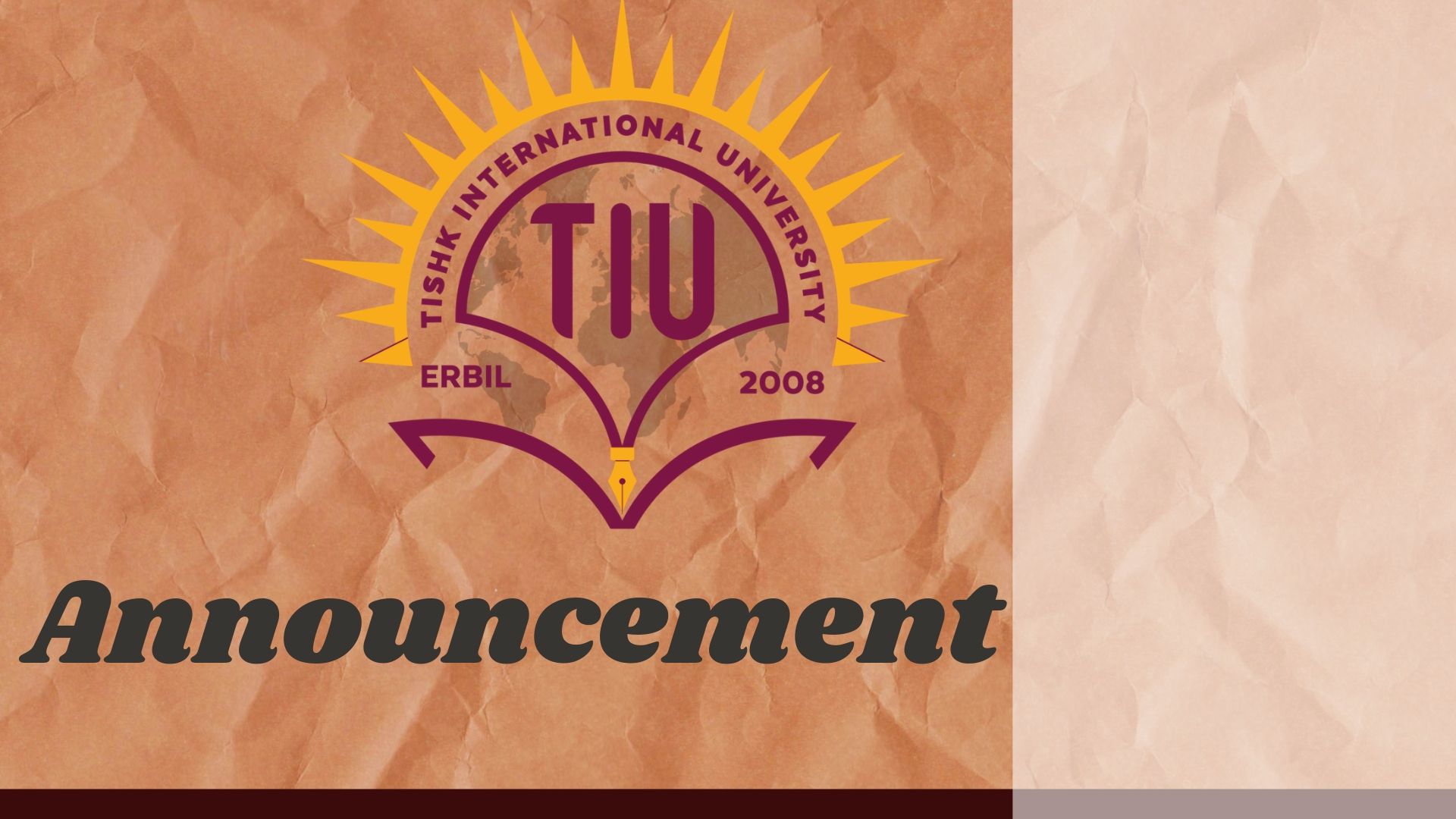 Tishk International University | ELT education Department