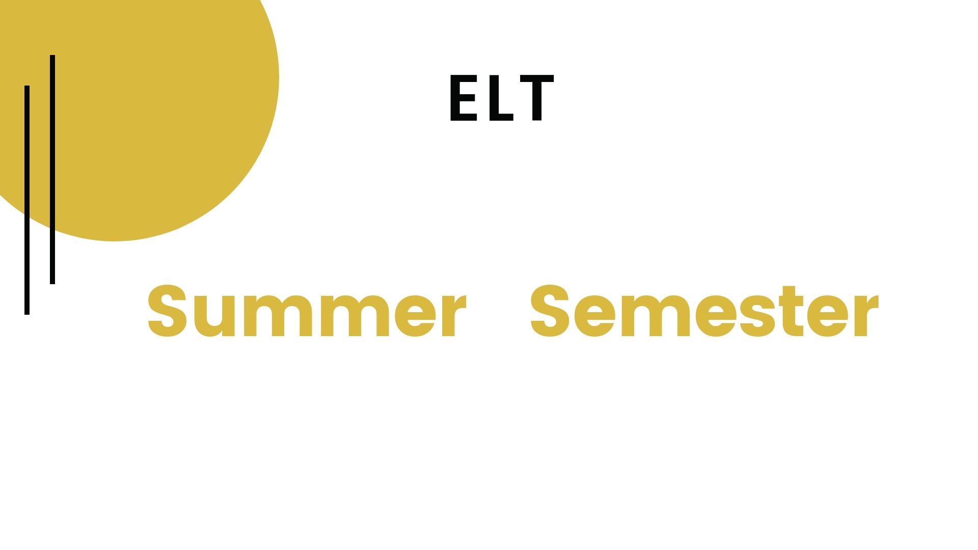 Tishk International University | ELT education Department