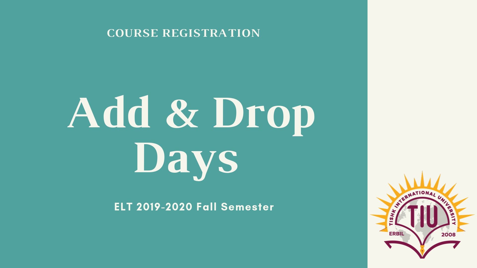 Tishk International University | ELT education Department