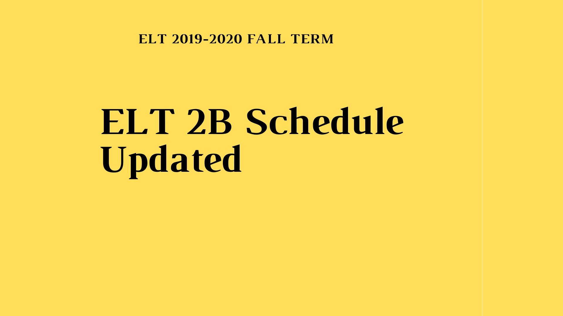 Tishk International University | ELT education Department