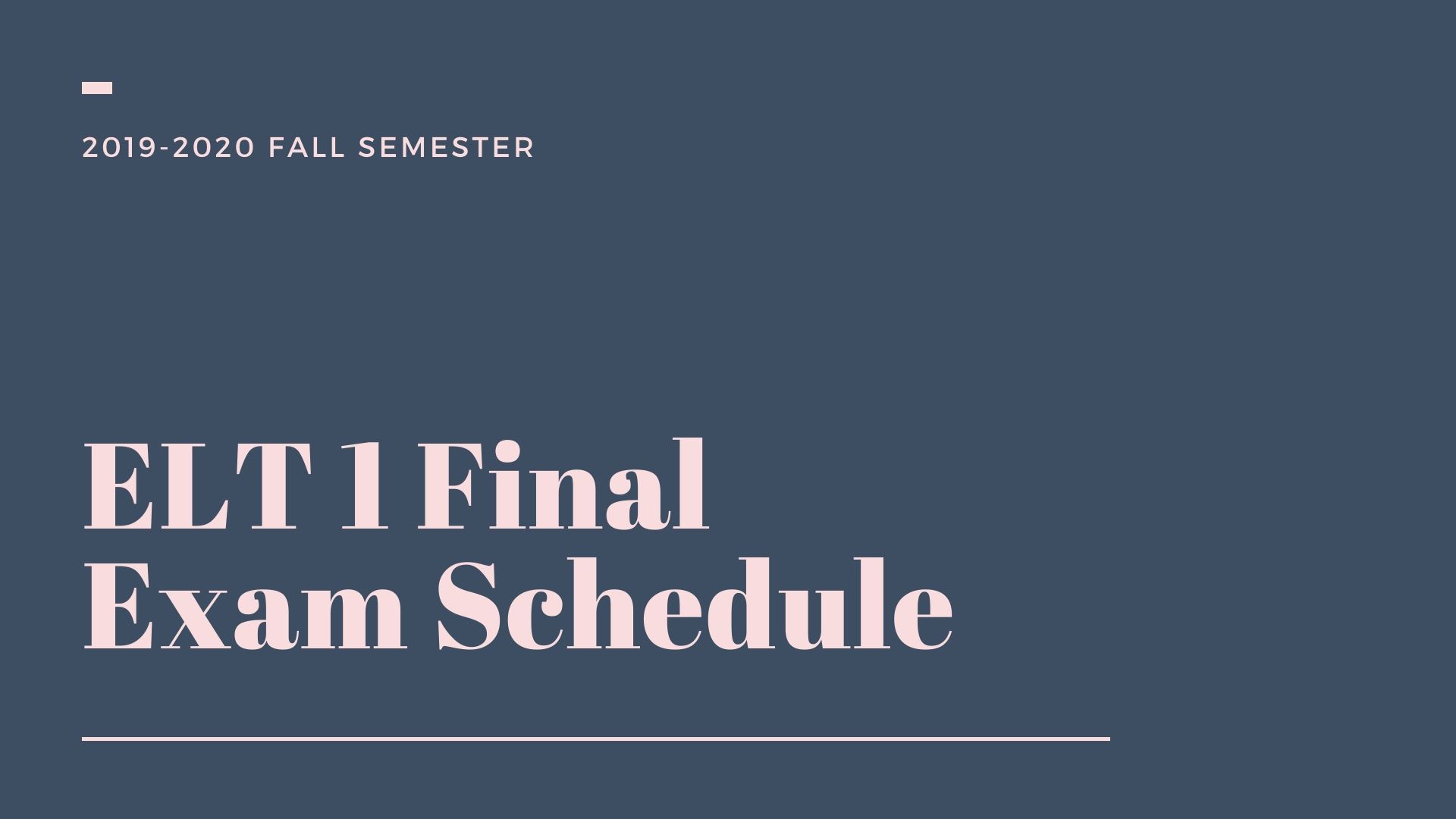 Tishk International University | ELT education Department