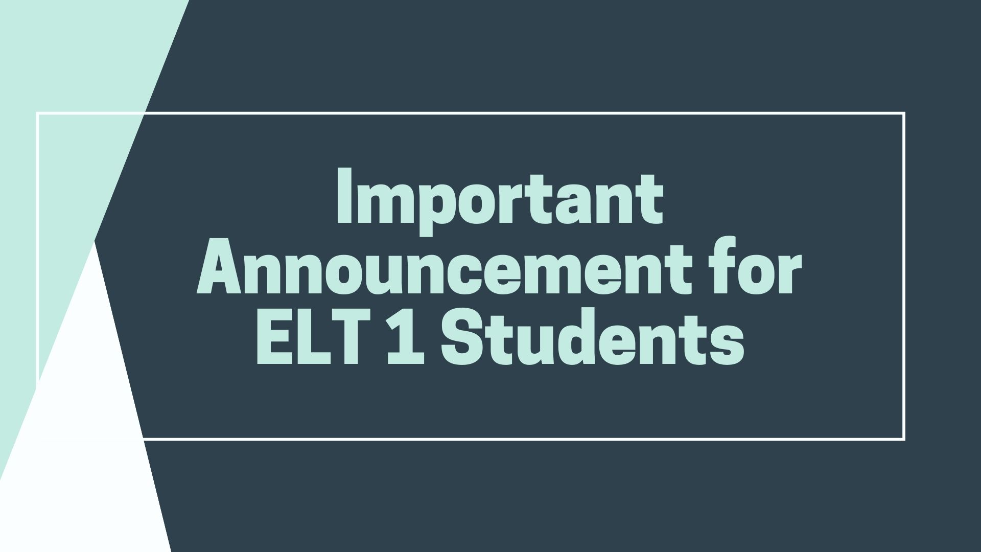 Tishk International University | ELT education Department