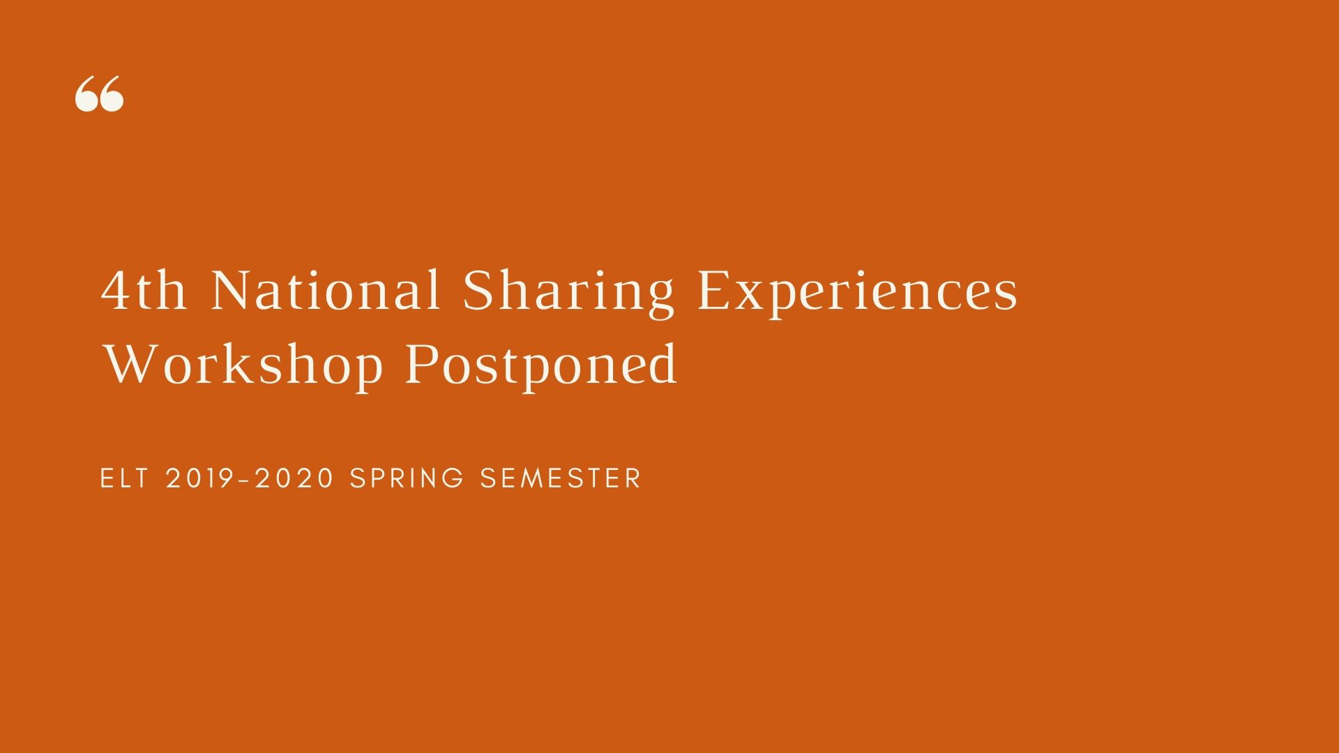 Tishk International University | ELT education Department