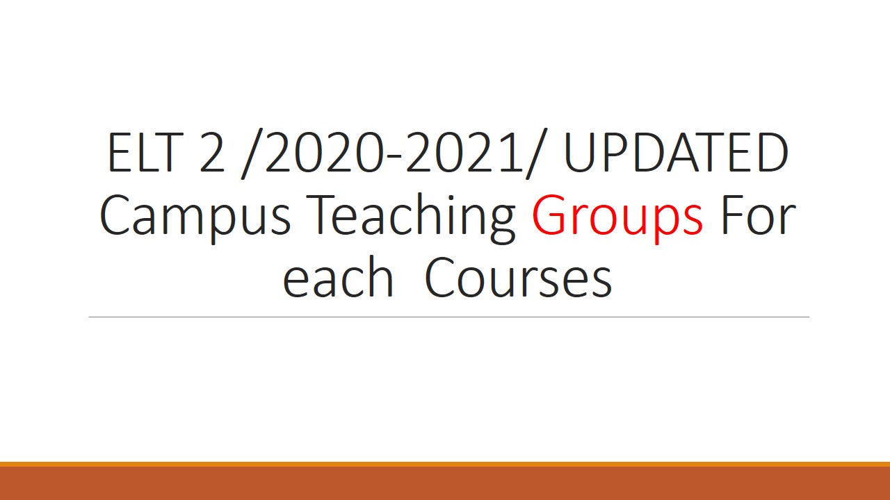 Tishk International University | ELT education Department