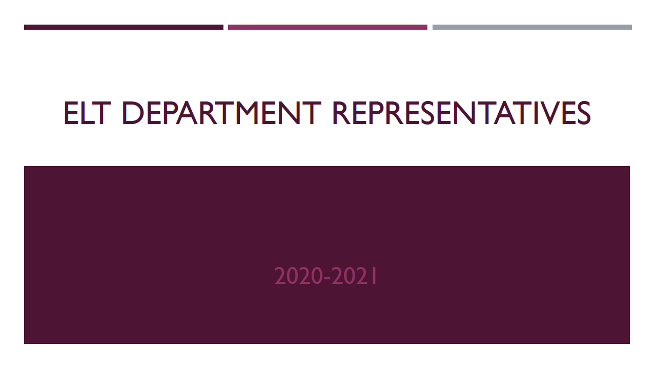 Tishk International University | ELT education Department