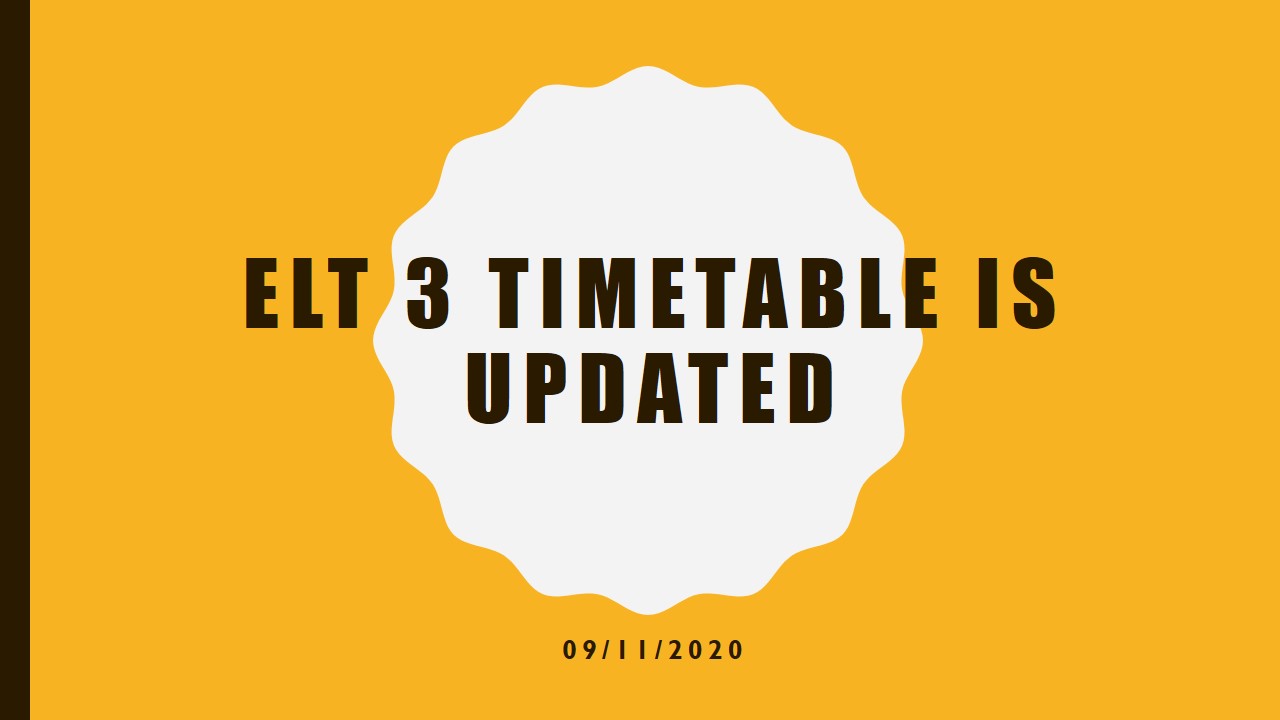 Tishk International University | ELT education Department