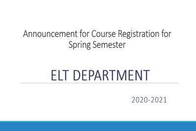 Tishk International University | ELT education Department