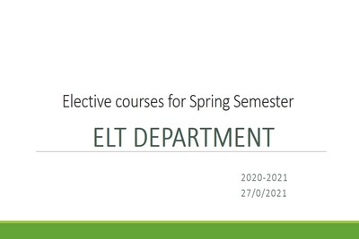 Tishk International University | ELT education Department