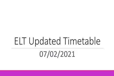 Tishk International University | ELT education Department