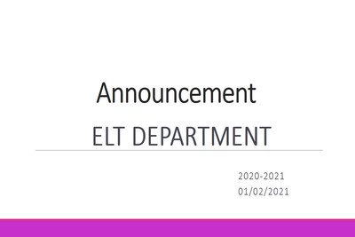 Tishk International University | ELT education Department