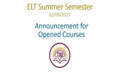 Tishk International University | ELT education Department