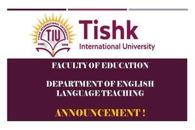 Tishk International University | ELT education Department