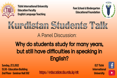 Tishk International University | ELT education Department