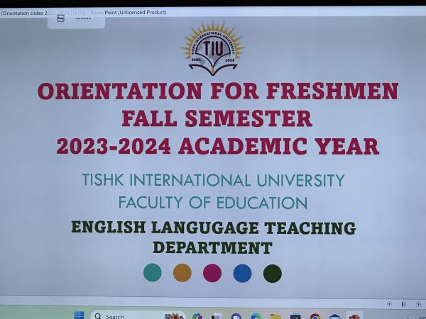 Tishk International University | ELT education Department