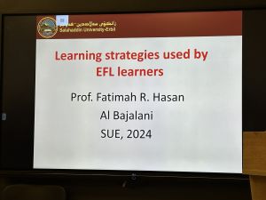 Tishk International University | ELT education Department